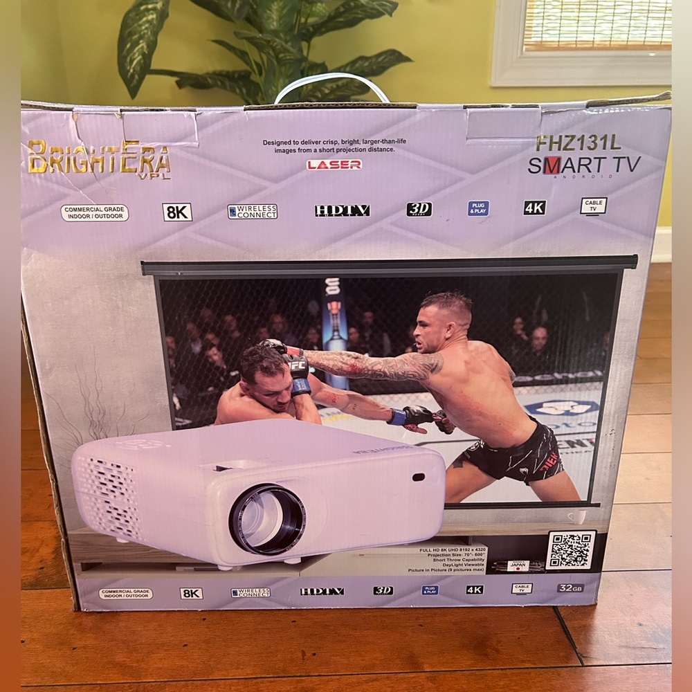 Commercial grade indoor/outdoor projector